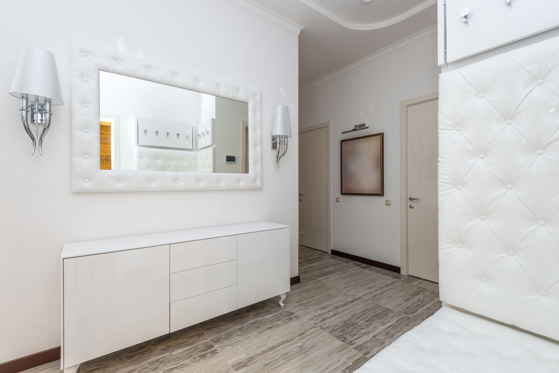 modern apartment interior clean and bright