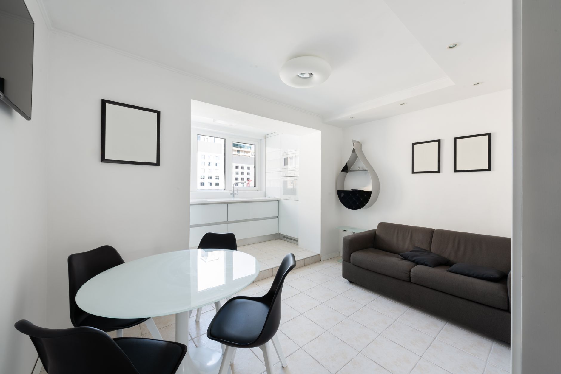 paris apartment interior clean